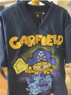 XL ガーフィールド Tシャツ ネイビー 紺色 キャラクター ストリート