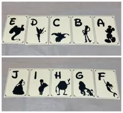 結婚式　テーブルナンバー　A〜J 10卓分