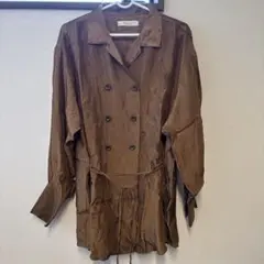 PUBLIC TOKYO 有末麻祐子コラボ　バックサテンダブルボタシャツのサムネイル