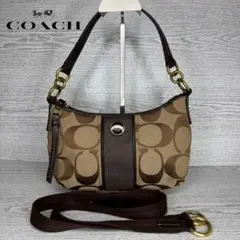 極美品　COACH コーチ　2way ハンドバッグ　ショルダーバッグS8518
