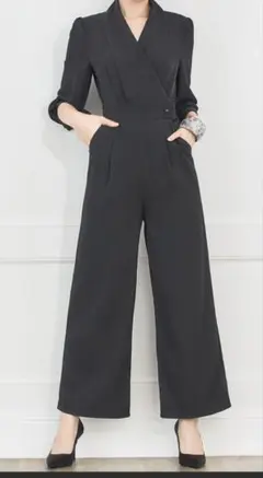 オールインワン　パンツ　ブラックMサイズ