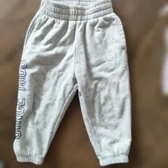 グレーのウエストゴムパンツ 80 スウェット