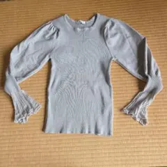 earth music&ecology グレー M 長袖トップス