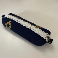 ハンドメイド ミモザ刺繍 ペンケースのサムネイル