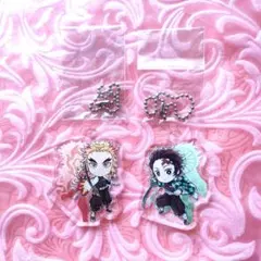 鬼滅の刃　アクリルチャーム　キーホルダー　炭治郎　煉獄さん