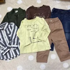 キッズ服セット（ジャケット・シャツ・Tシャツ・パンツ）のサムネイル