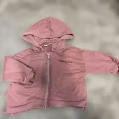 SIMPLE FREE フード付きトレーナー 80サイズ ピンク