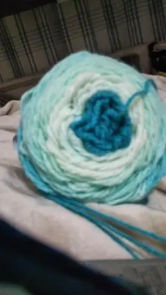 ハンドメイドでマフラーか膝掛けお作りします。