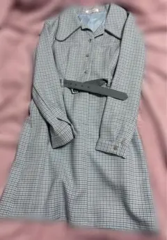 REDYAZEL パイピング ミニ シャツ ワンピース