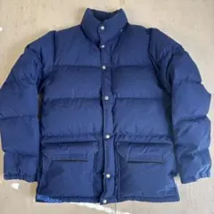 ノースフェイス　茶タグ　80s USA製　ブルー　ダウン　Sサイズ 程度良い