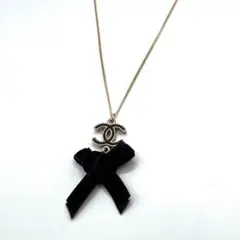 シャネル CHANEL ネックレス クロスボーン ガンメタル MBZ1054 - メルカリ