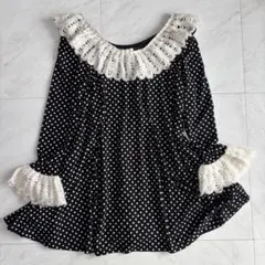 00s TRALALA Y2K Lace Collar Dot Miniのサムネイル