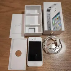 【ジャンク】Apple iPhone 4S ホワイト 本体