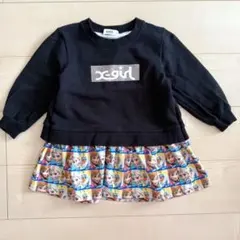 X-girl ワンピース スウェット エルサ アナ雪 Disney 女の子