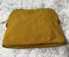✨HERMES ボリードポーチ キャンバス イエローのサムネイル