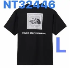 新品未使用ノースフェイス　バンダナスクエアロゴティー　NT32446 K2 Lのサムネイル