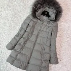 セオリー ストレッチダウンコート TREMONA 3way リアルファー ロング