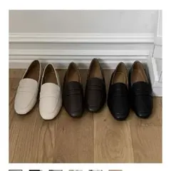 美品　ローファー　ブラック　22.5のサムネイル