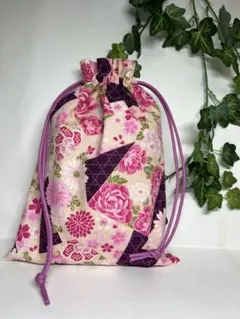 御朱印帳入れ♡和柄巾着袋　ae