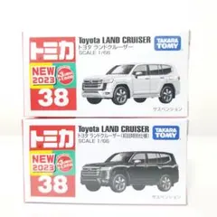 【限定】トミカ 2台セット トヨタ ランドクルーザー 初回特別仕様+通常版