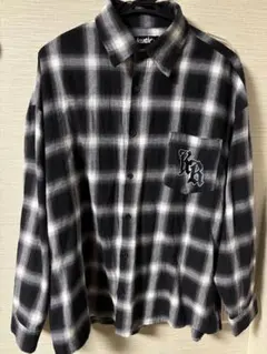 KBロゴ刺繍入りチェックシャツのサムネイル