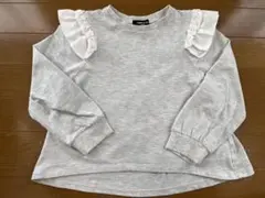 コムサイズム　COMME CA ISM 肩フリルカットソー　120