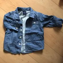 長袖デニムシャツ70