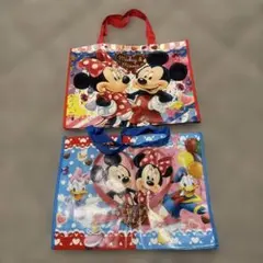 ミッキー・ミニー ショッピングバッグ2点セット