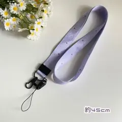 たまごっちパラダイス ネックストラップ パステル パープル スマホ IDカード