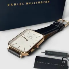 極美Daniel Wellington スクエア 腕時計 クアドロ 電池交換済みのサムネイル