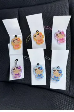 日焼けキティ ラバーキーホルダー