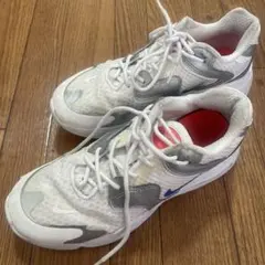 Nike エアクッション スニーカー ホワイト/シルバー