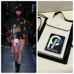 正規品 PRADA 18AW コレクションピース スマホショルダーバッグ 