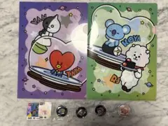 くら寿司×BT21 クリアファイル　アクリルステッカー　缶バッジ