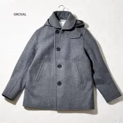 オーシバル オーチバル　メルトンシングルフードコート　ジャケット　ピーコート　３