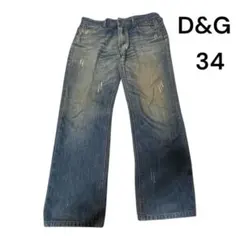D&G ドルチェ＆ガッバーナ ダメージデニム Y2K アーカイブ イタリア製
