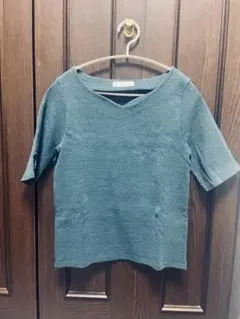 【12Twelve agenda】 Vネック 5分袖トップス