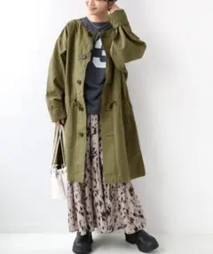 JOURNALSTANDARD relume ロイヤルネイビーノーカラーコートM