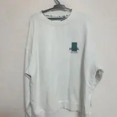 ホワイトスウェット トレーナー マーク・ゴンザレス