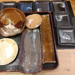 創作陶器皿セット 　１１点