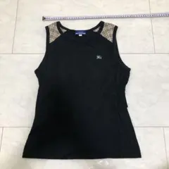 Burberry ブルーレーベル タンクトップ 38 黒