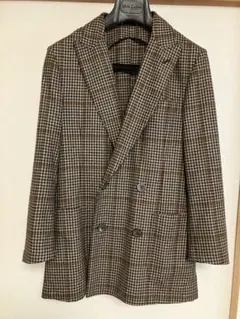 美品 Belvest ベルベスト ウールダブルジャケット 46のサムネイル