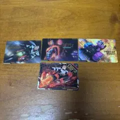 スクラッチカードダス　仮面ライダーシリーズvol.1 レアリティ6.5.4 4種