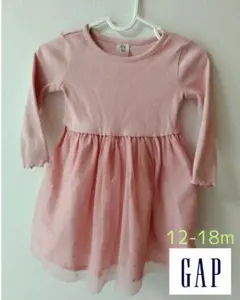 GAP ベビー ワンピース ピンク 12-18m