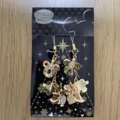 ミッキー　ミニー　ペアストラップ