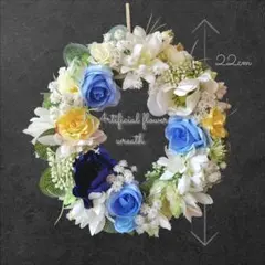 お花盛り②リース✨造花✨高品質✨激安価格✨️のサムネイル