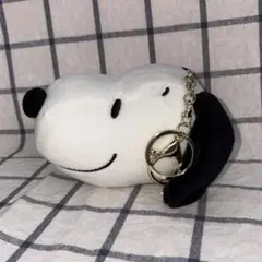 【新品】スヌーピー ぬいぐるみ フェイス キーホルダー マスコットキーホルダー