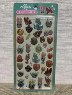 ズートピア　3Dシール　ボンボンドロップ