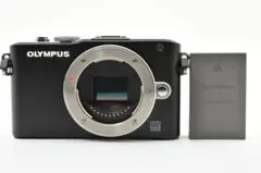 OLYMPUS PEN E-P3 ボディ ブラック ストラップ付き #386d - メルカリ