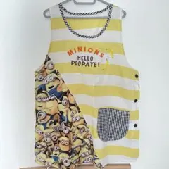 保育士エプロン ミニオンズ ノースリーブエプロン キャラクター